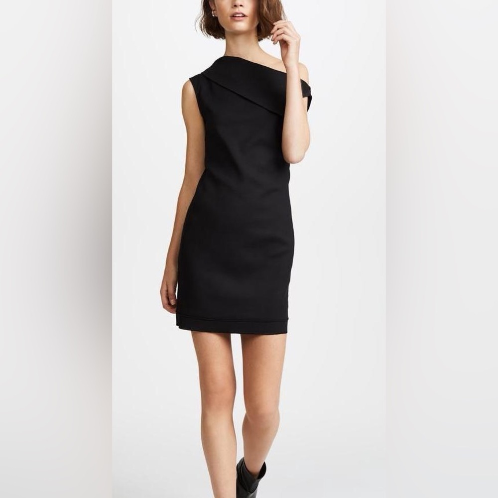 Helmut Lang
Sleeveless One-Shoulder Mini Dress